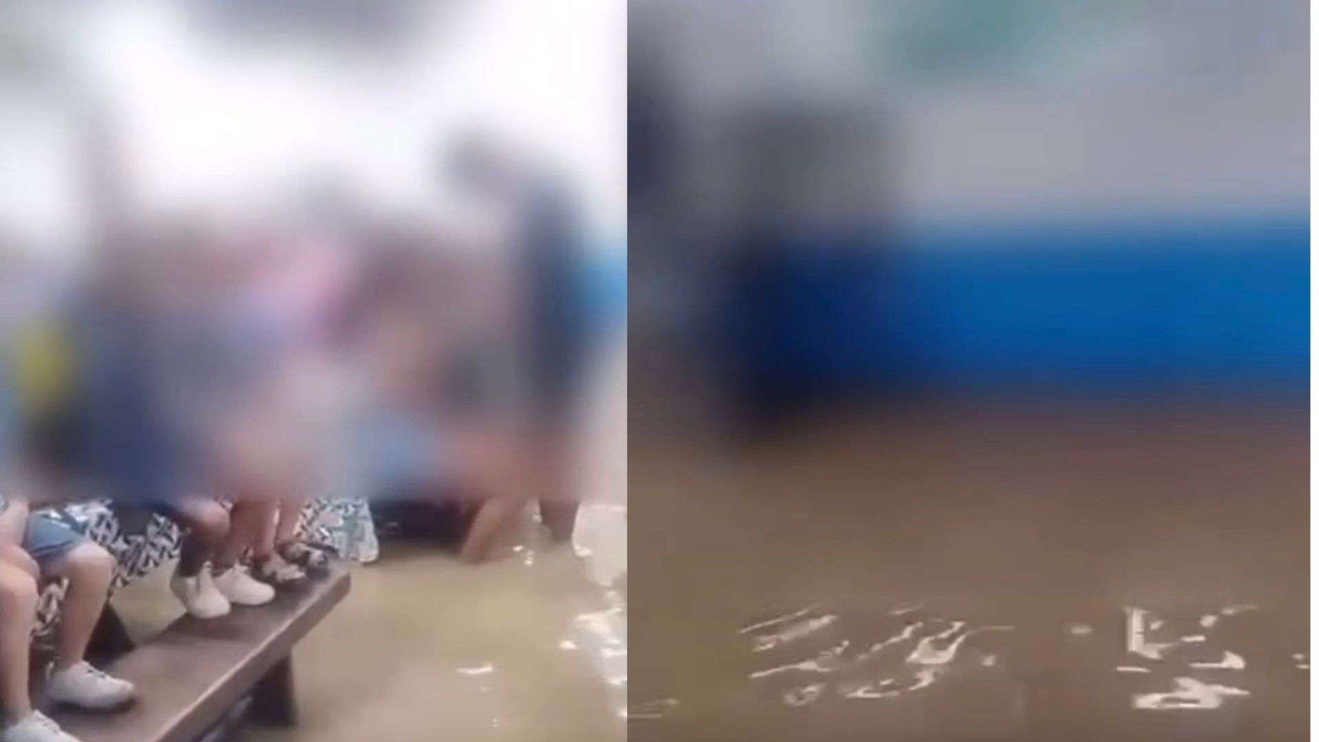 Temporal no RJ fecha escolas e alunos buscam proteção rápida