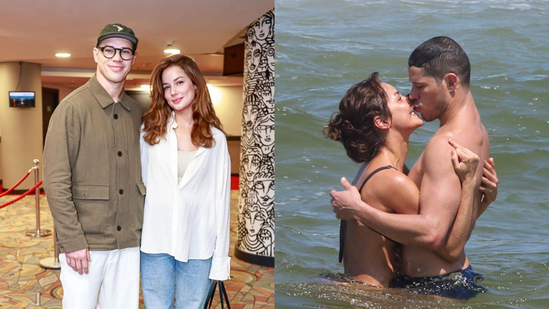 José Loreto curte dia de praia ao lado da namorada; confira!