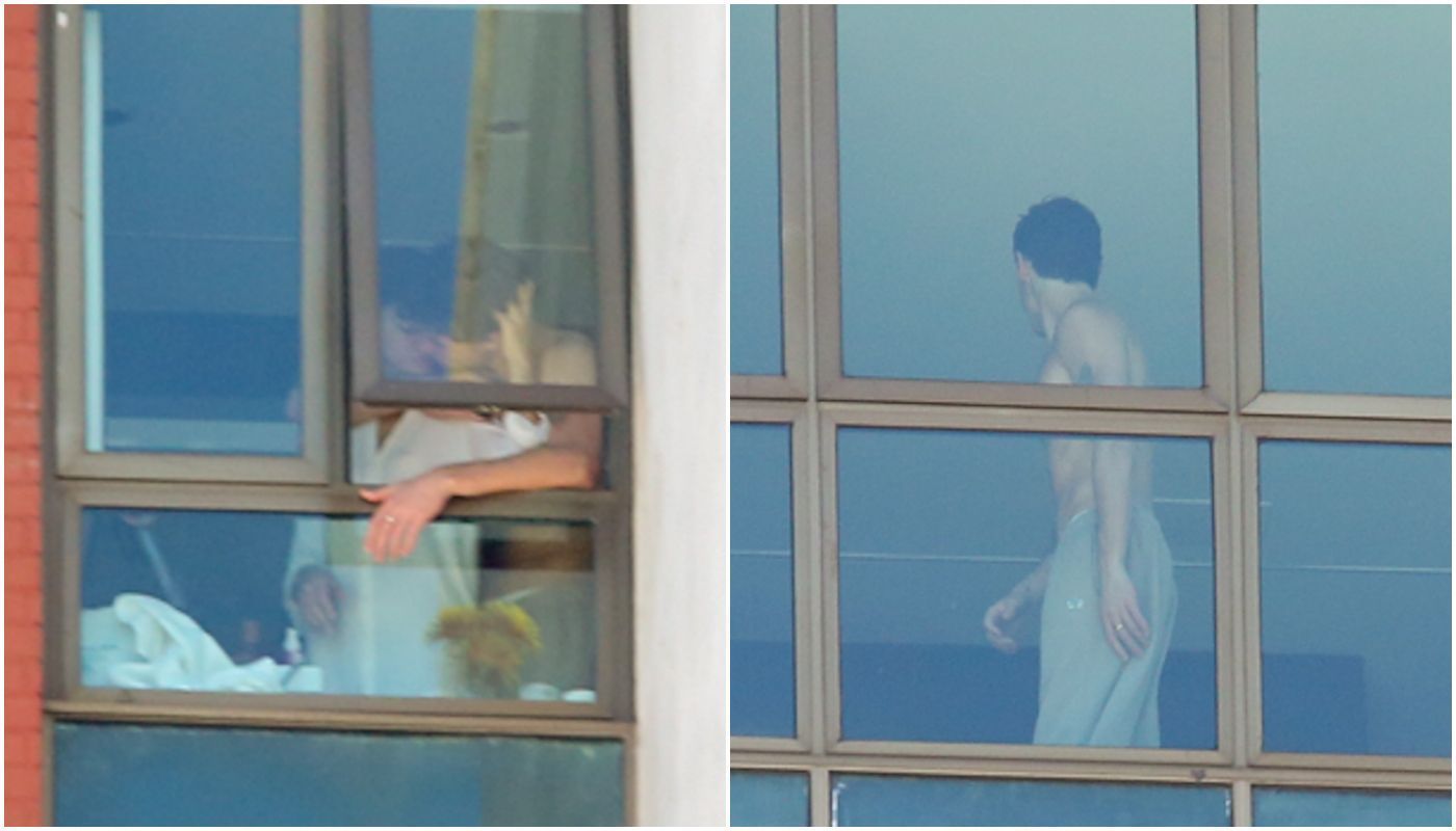 Marquezine e Shawn Mendes se beijam em cobertura no RJ