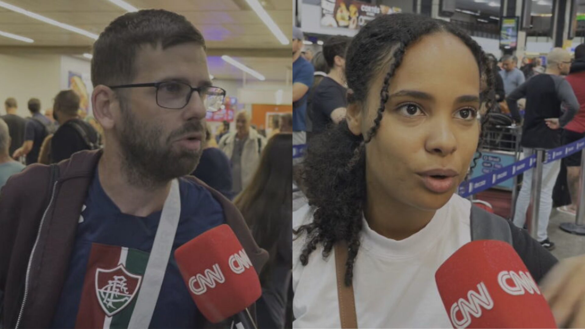 Passageiros relatam transtornos após suspensão de voos em SP