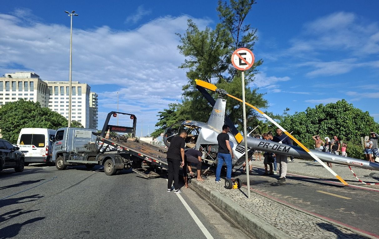 Cenipa investiga queda de helicóptero no mar da Barra da Tijuca
