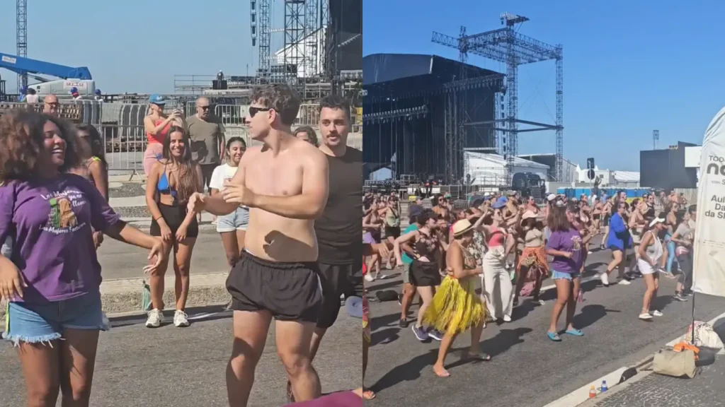 Shakira no Rio: fãs dançam Waka Waka em aulão animado na praia