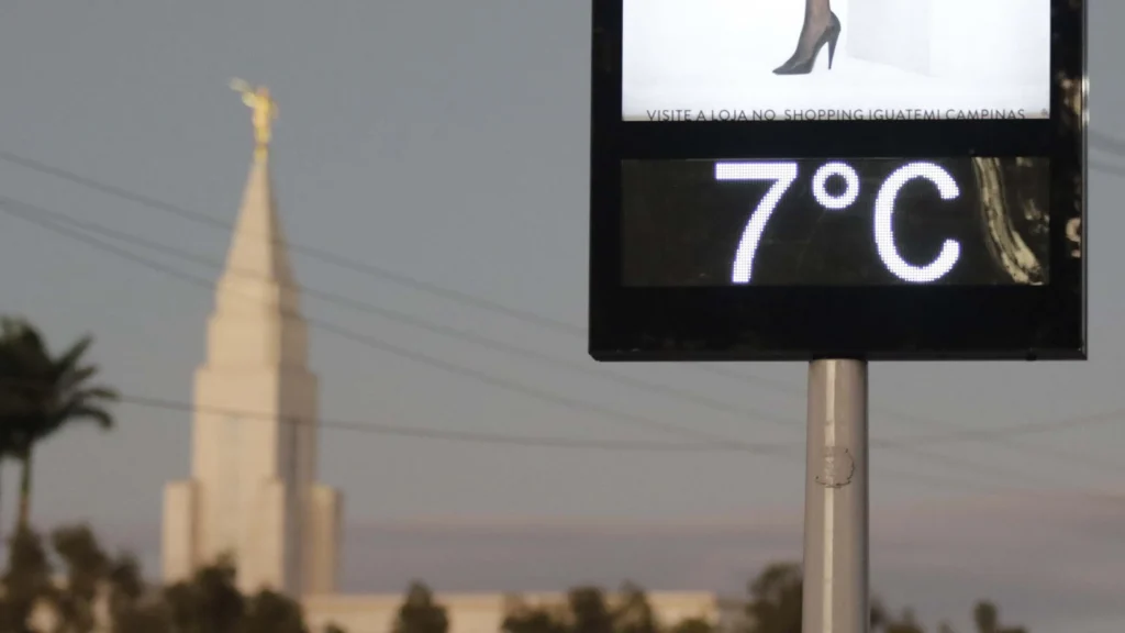 Ar polar provoca recordes de frio em 2026 no Brasil; conheça as mínimas