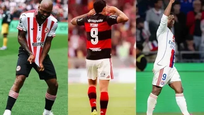 Brasileiros se destacam no mundo e lutam pela camisa 9 na Copa