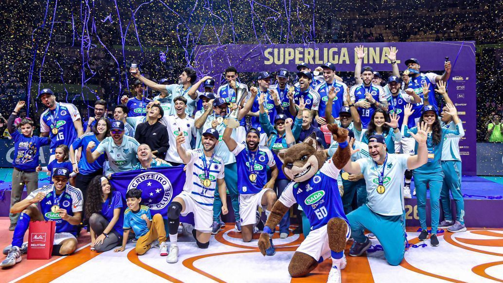 Cruzeiro amplia hegemonia como maior campeão da Superliga 2023