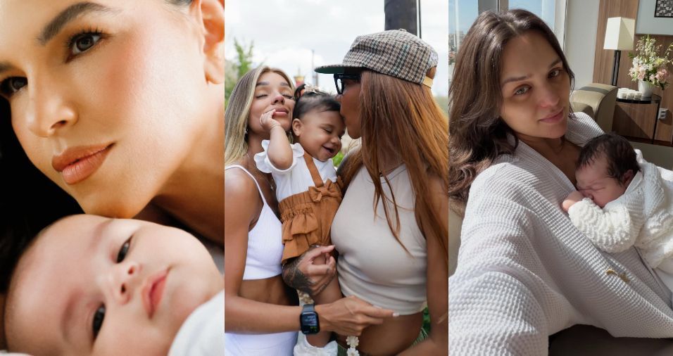 Veja quais famosas comemoram o Dia das Mães pela 1ª vez em 2026.
