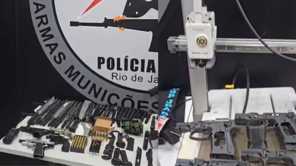 Polícia apreende impressora 3D e evita fabricação de armas no RJ