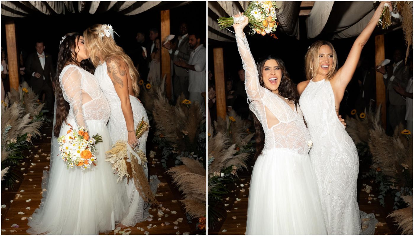 Lauana Prado abre álbum do casamento com Tati Dias; detalhes emocionantes