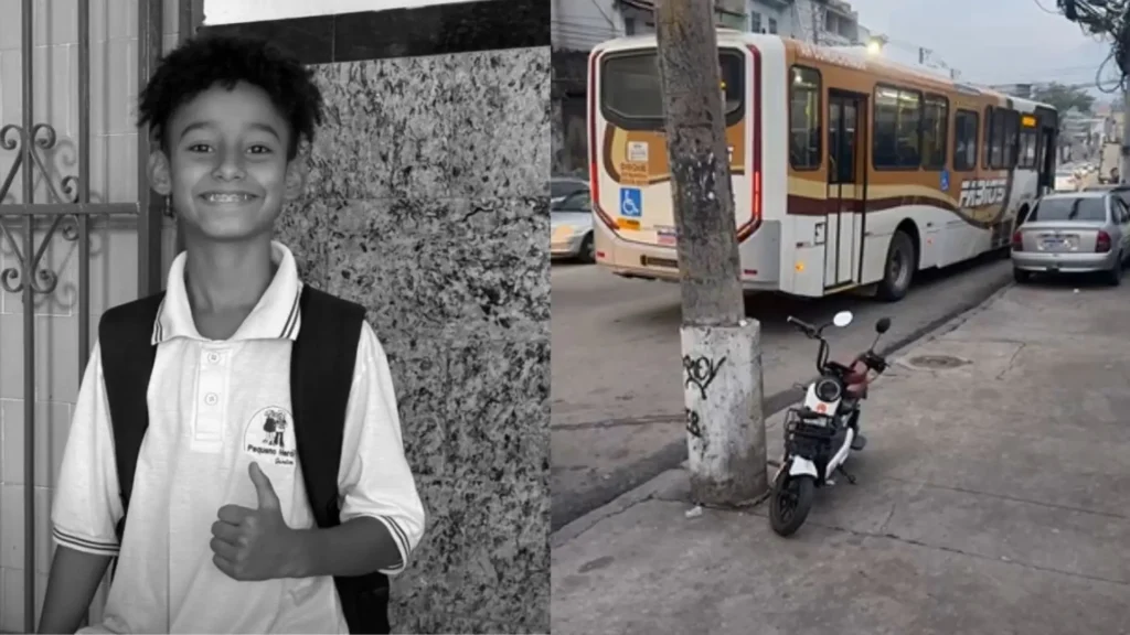 Menino de 9 anos morre após acidente com ônibus no RJ