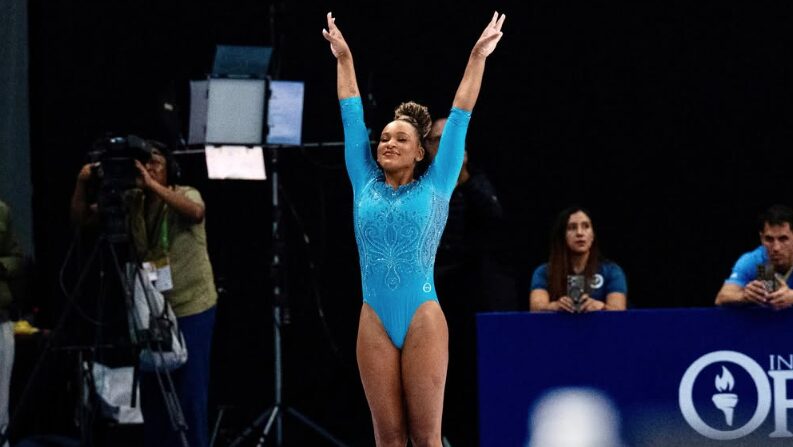 Rebeca Andrade conquista medalha de ouro no salto no Pan-Americano