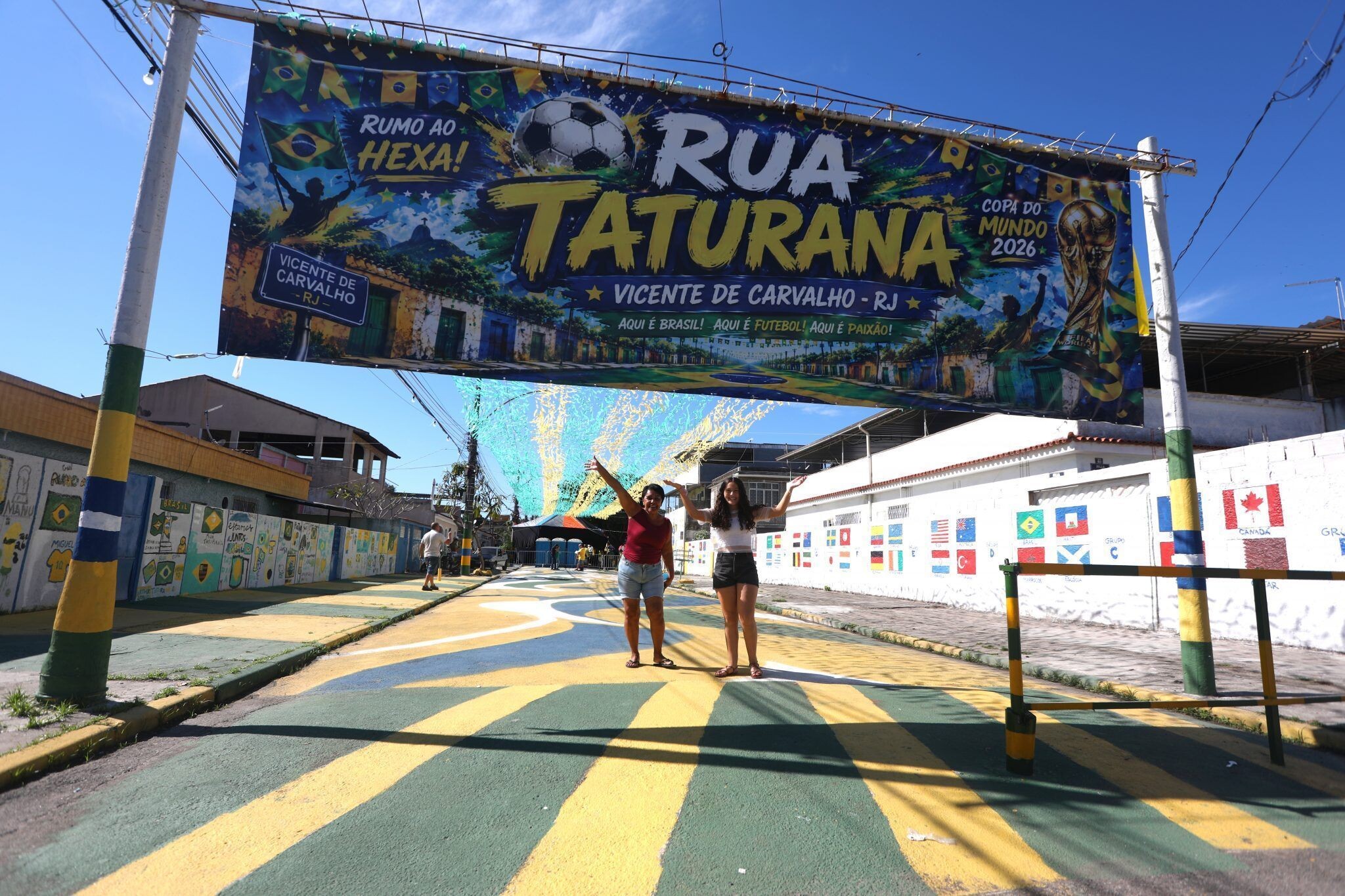 Prefeitura do Rio premia as três melhores ruas enfeitadas na Copa