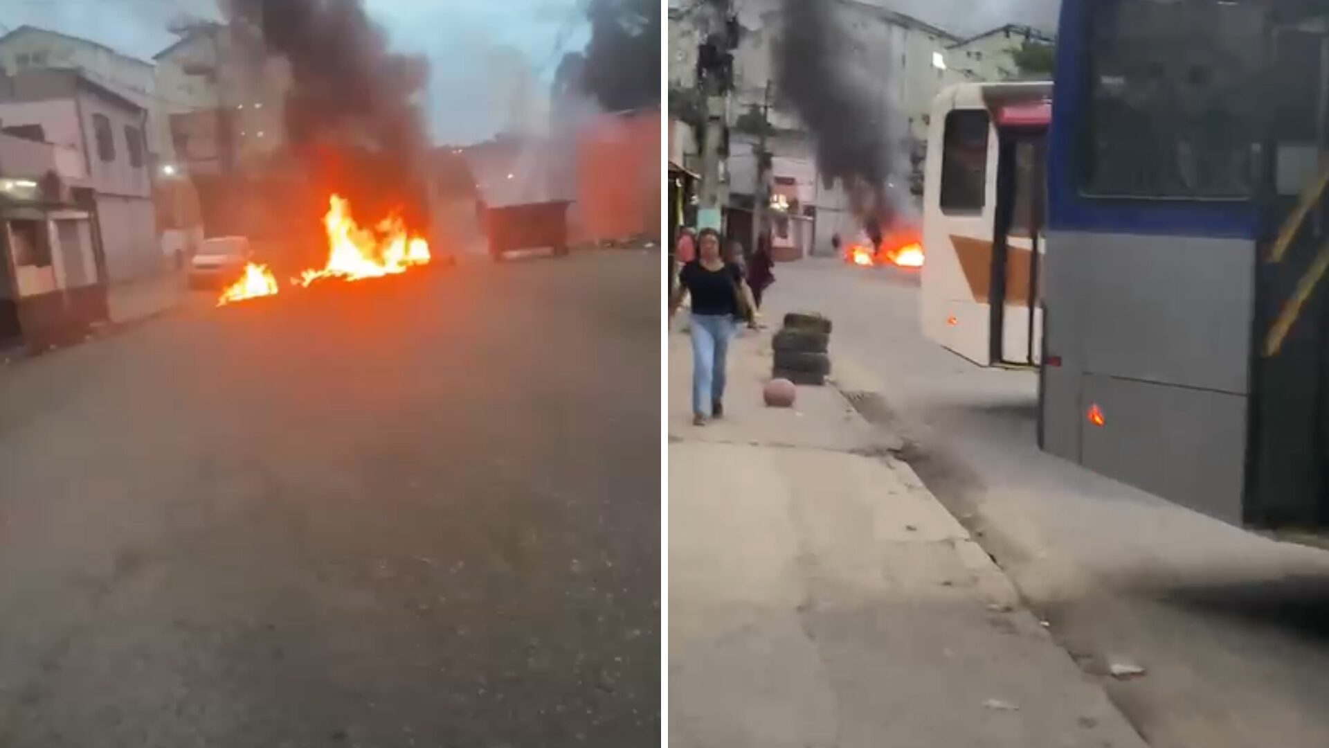 Ônibus são sequestrados e fazem barricadas no RJ durante operação