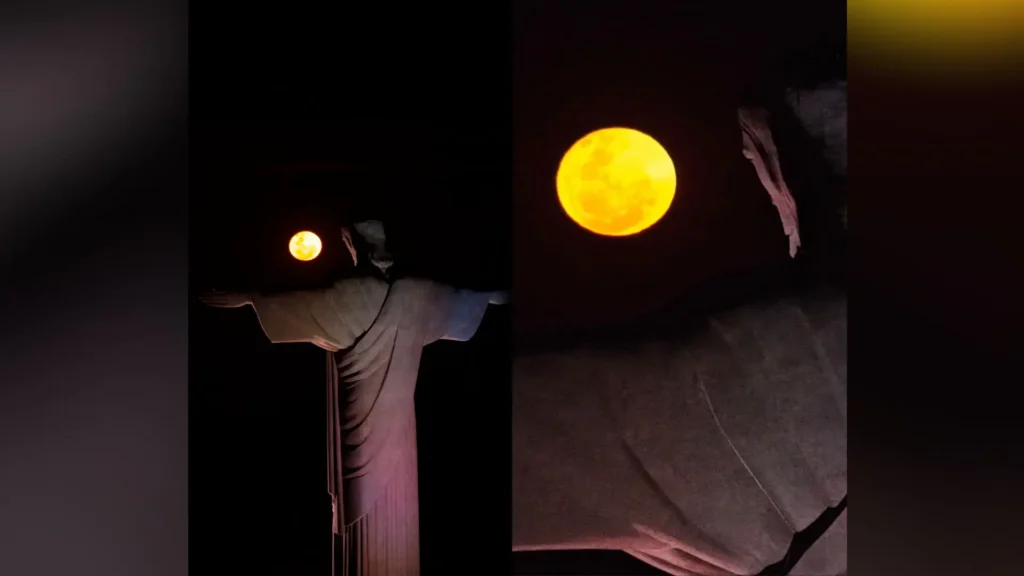Imagens da Lua Cheia de Morango: Beleza Astronômica Capturada