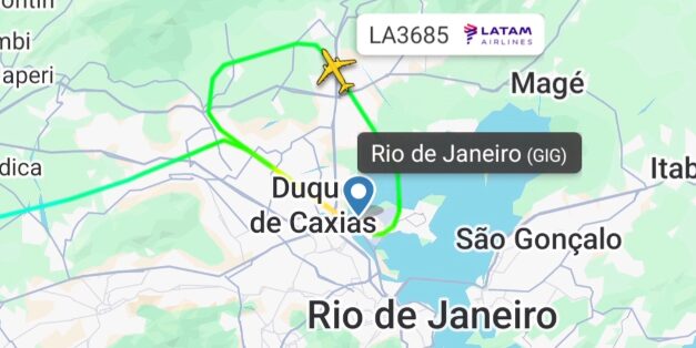 Avião arremete no Aeroporto do Galeão após balão em pista