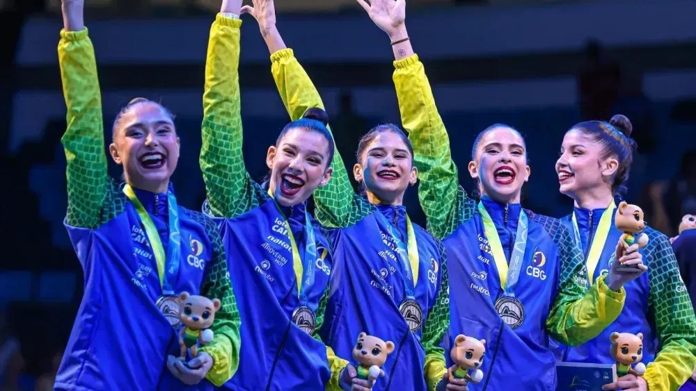 Brasil chega ao Mundial de Ginástica Rítmica em busca do ouro