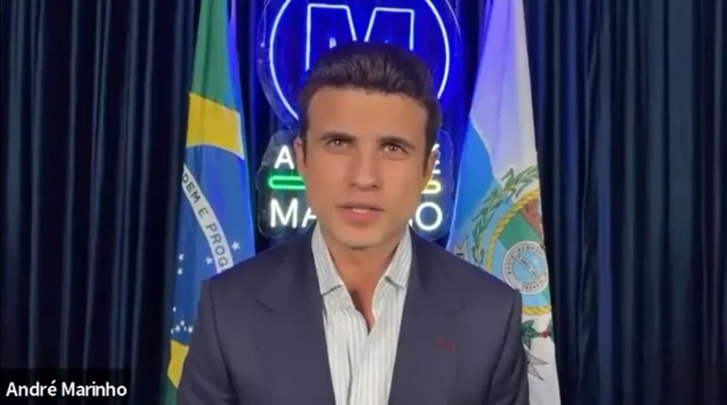 Novo lança André Marinho ao governo do Rio de Janeiro em 2024