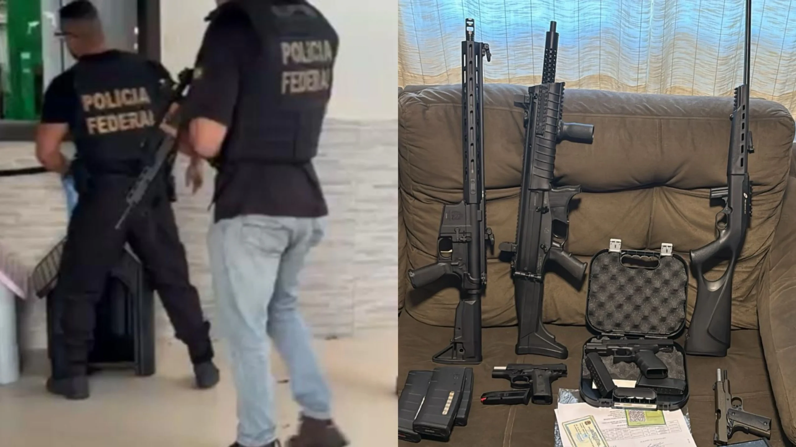 PF faz operação contra fraude no registro de armas de CACs no RJ