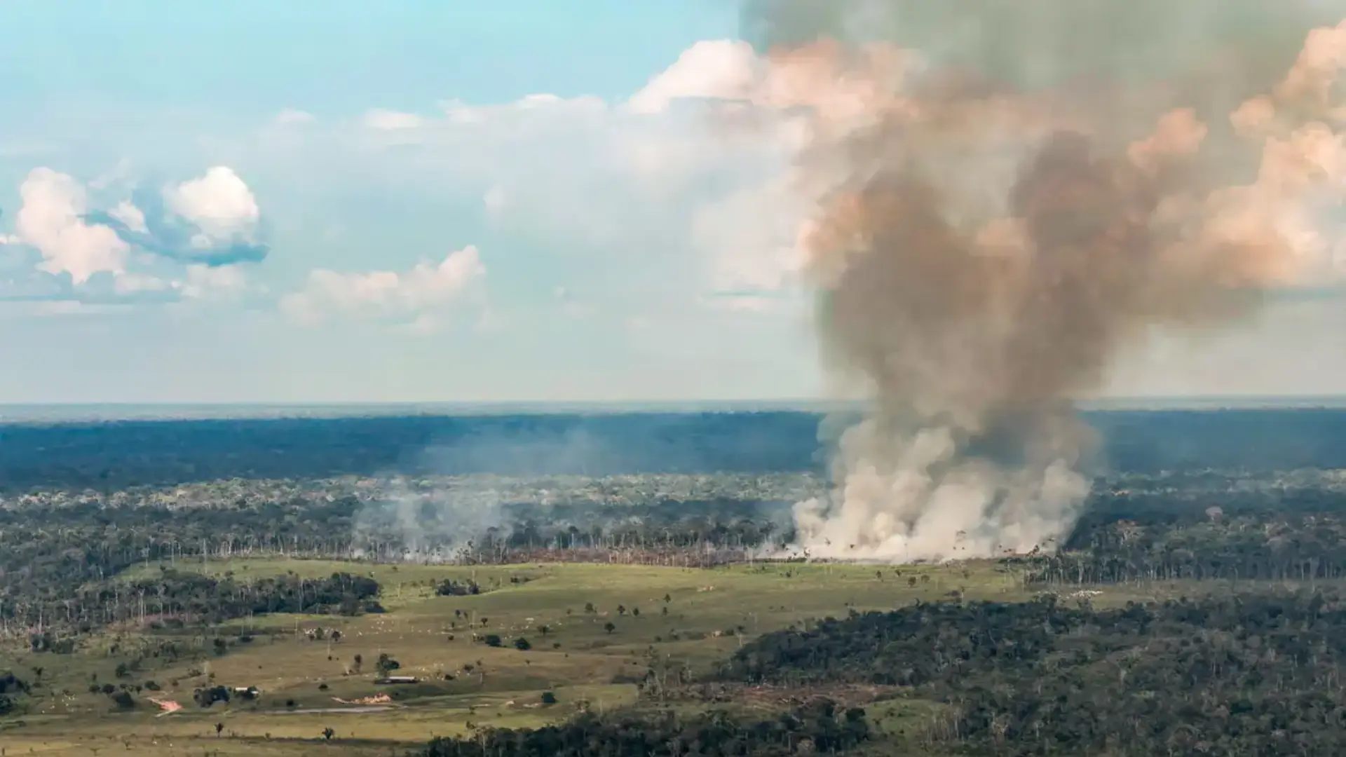 Ar em cidade do Pará tem nível "muito insalubre" após incêndios