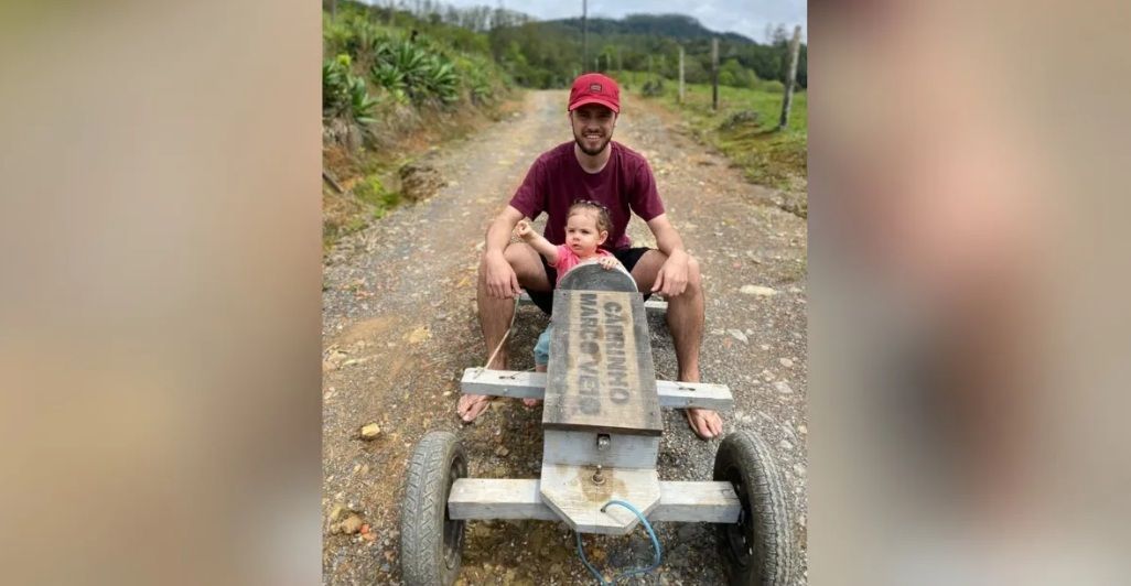 “Marco Véio” é pai e recria viral divertido com filha