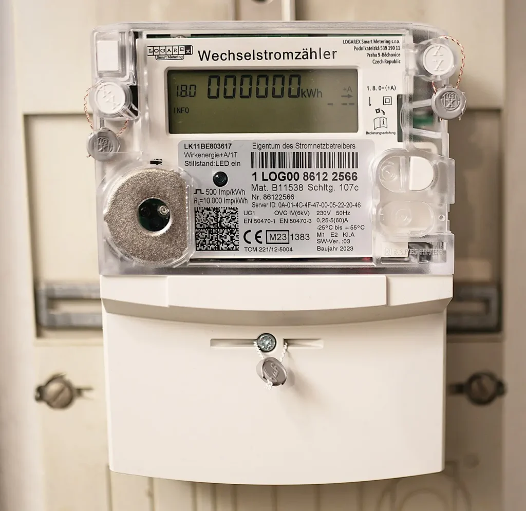 Medidor inteligente de energia elétrica com visor digital